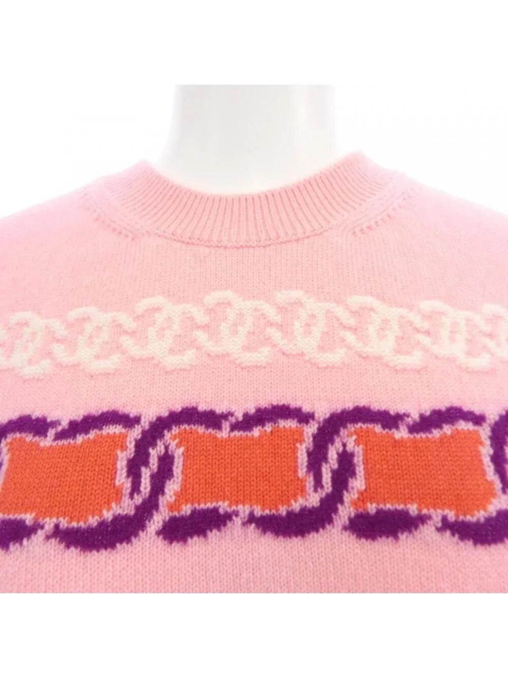 Chanel 23B Knit Sweater Pink